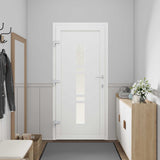 vidaXL Voordeur Antracietkleurig 88 x 200 cm PVC
