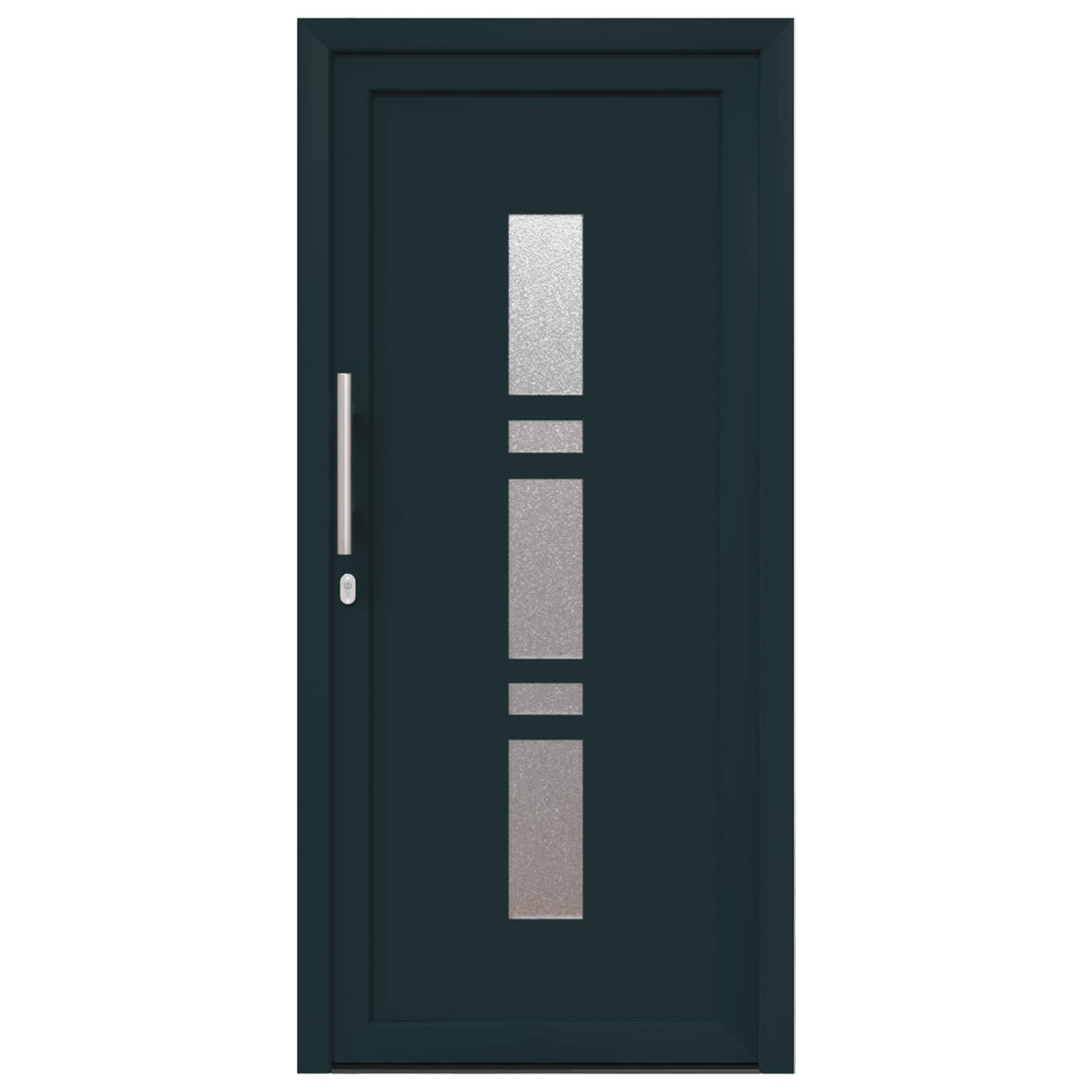 vidaXL Voordeur Antracietkleurig 88 x 200 cm PVC