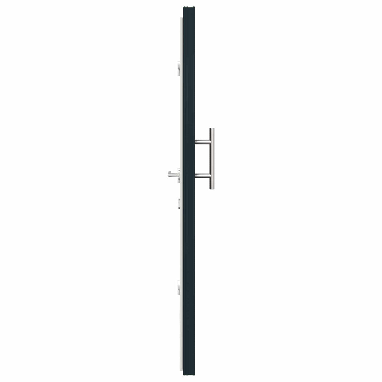 vidaXL Voordeur Antracietkleurig 88 x 200 cm PVC