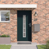 vidaXL Front Door White 88 x 200 cm PVC