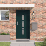 vidaXL Voordeur Antracietkleurig 88 x 200 cm PVC