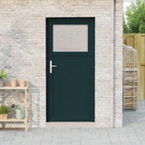 vidaXL Zij-ingang deur Antracietkleurig 98 x 198 cm PVC