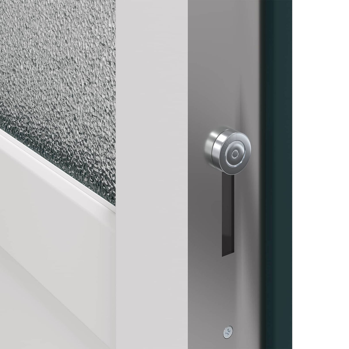 vidaXL Zij-ingang deur Antracietkleurig 98 x 198 cm PVC