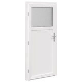 vidaXL Zij-ingang deur Antracietkleurig 98 x 198 cm PVC