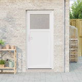 vidaXL Zij-ingang deur Antracietkleurig 98 x 198 cm PVC