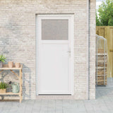 vidaXL Zij-ingang deur Antracietkleurig 98 x 198 cm PVC
