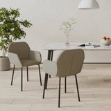 vidaXL Dining Chairs 2 pcs velvet blue