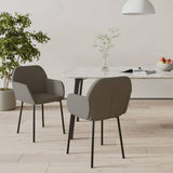 vidaXL Dining Chairs 2 pcs velvet blue