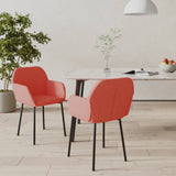 vidaXL Dining Chairs 2 pcs velvet blue
