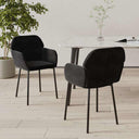 vidaXL Dining Chairs 2 pcs velvet blue