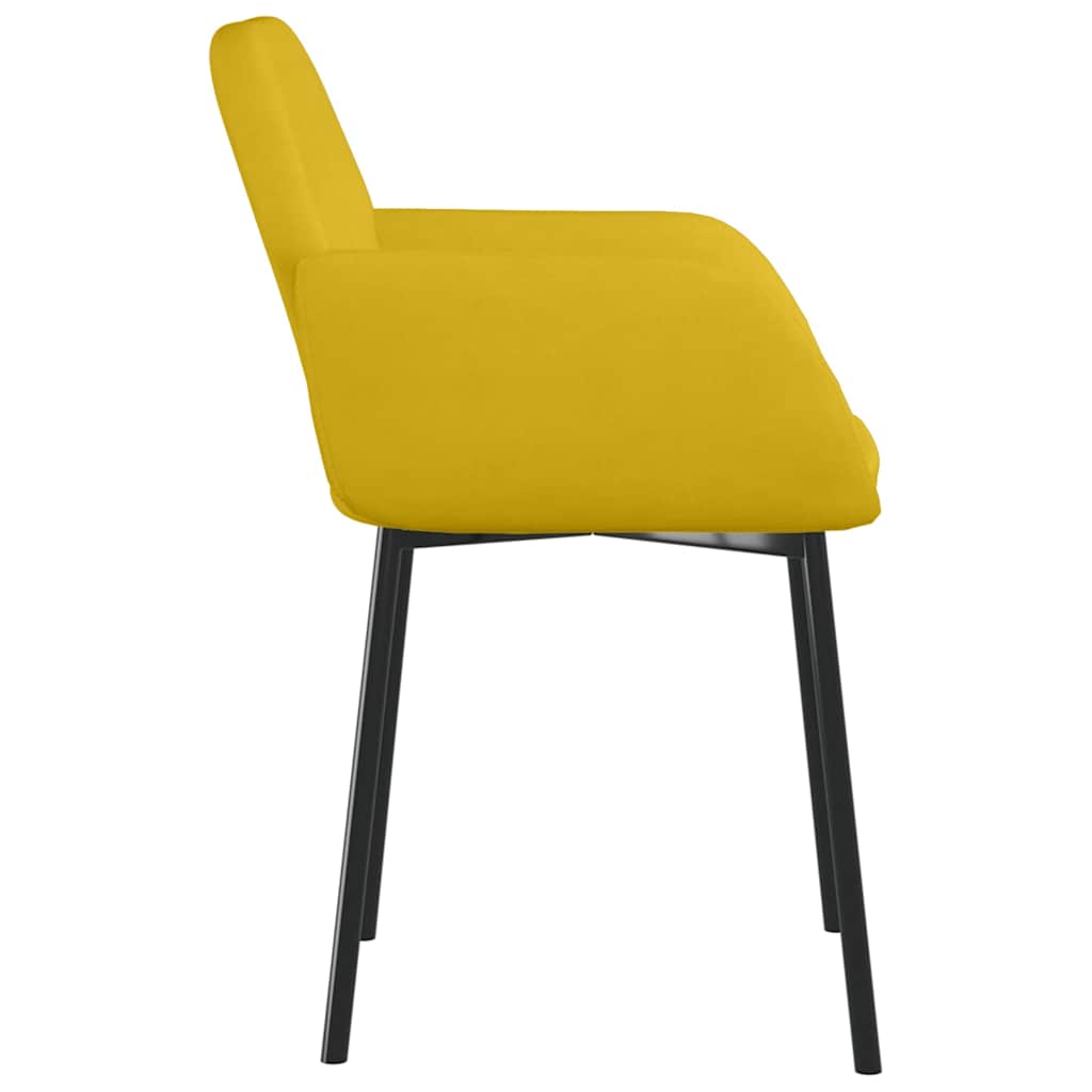 vidaXL Dining Chairs 2 pcs velvet blue