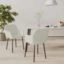 vidaXL Dining Chairs 2 pcs velvet blue
