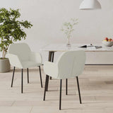vidaXL Dining Chairs 2 pcs velvet blue