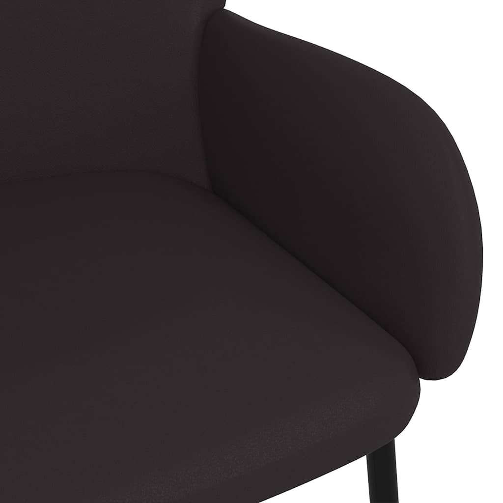 vidaXL Eetkamerstoelen 2 st kunstleer crèmekleurig