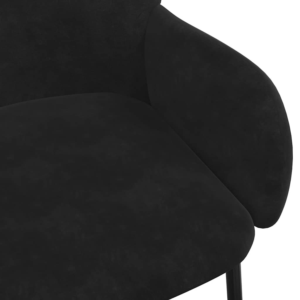 vidaXL Eetkamerstoelen 2 st fluweel blauw