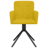 vidaXL Eetkamerstoelen draaibaar 2 st fluweel blauw