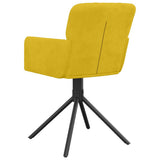 vidaXL Eetkamerstoelen draaibaar 2 st fluweel blauw