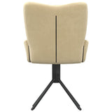 vidaXL Eetkamerstoelen draaibaar 2 st fluweel blauw