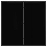 vidaXL Tuin Eettafel Set 5 pcs Zwart en Anthraciet 80 x 80 x 73 cm