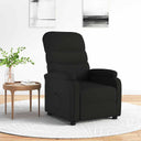 vidaXL Fauteuil verstelbaar stof lichtgrijs