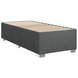 vidaXL Boxspringbed met matras Lichtgrijs 90 x 190cm Stof