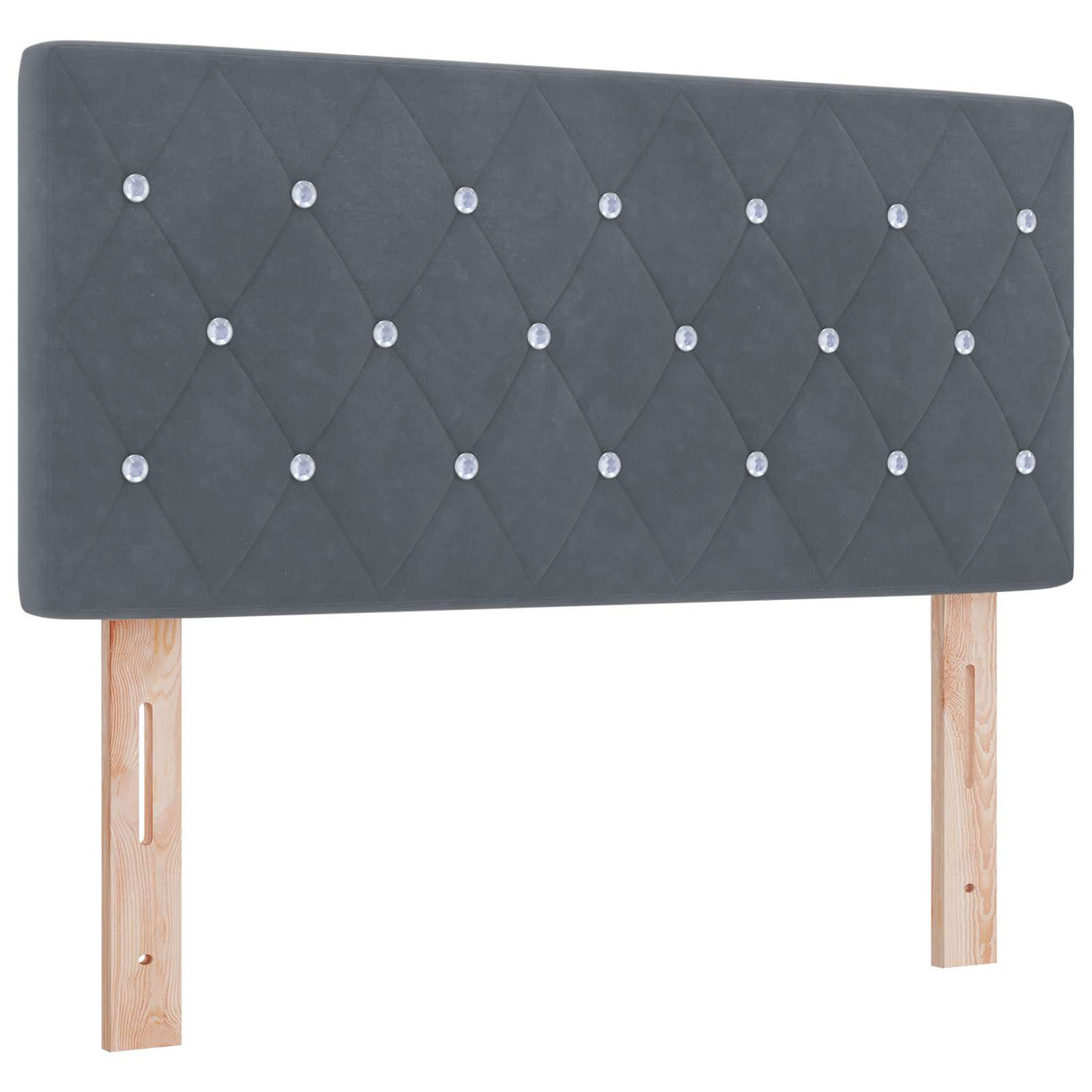 vidaXL Boxspringbed met matras Lichtgrijs 90 x 190 cm Fluweel