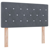 vidaXL Boxspringbed met matras Lichtgrijs 90 x 190 cm Fluweel