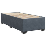 vidaXL Boxspringbed met matras Lichtgrijs 90 x 190 cm Fluweel