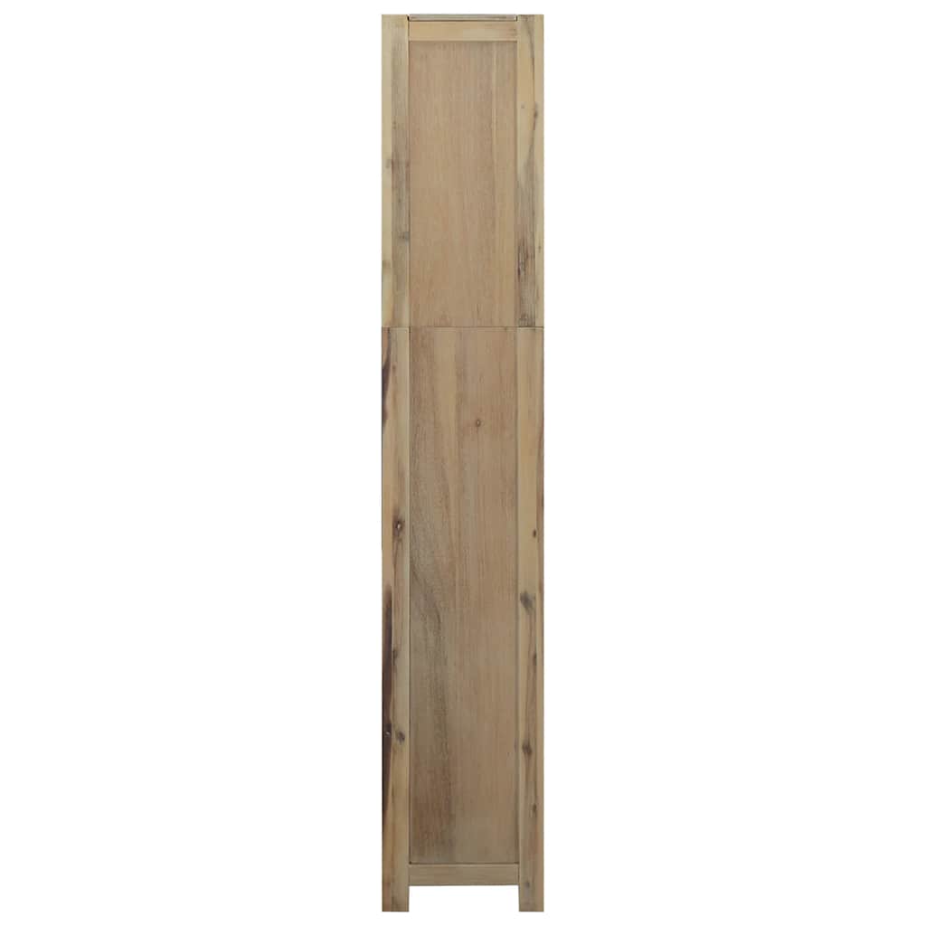 vidaXL Boekenkast met 7 schappen 80x30x200 cm massief acaciahout