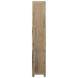 vidaXL Boekenkast met 7 schappen 80x30x200 cm massief acaciahout