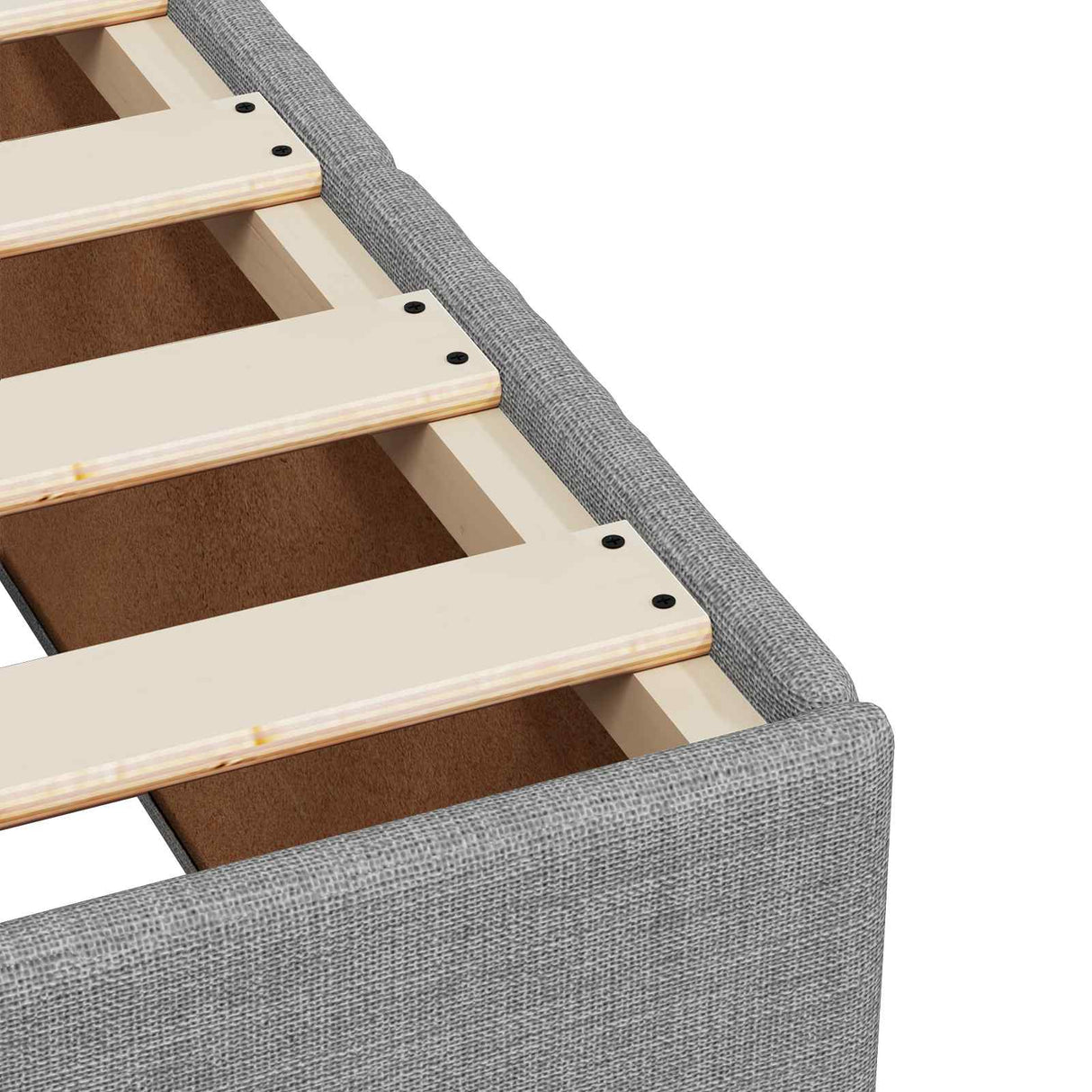 vidaXL Boxspringbed met matras Donkergrijs 90 x 190 cm Stof