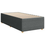 vidaXL Boxspringbed met matras Lichtgrijs 90 x 190 cm Stof