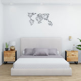 vidaXL Nachtkastje 40x33x46 cm massief mangohout