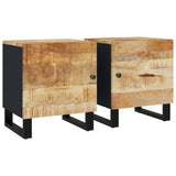 vidaXL Nachtkastje 40x33x46 cm massief mangohout