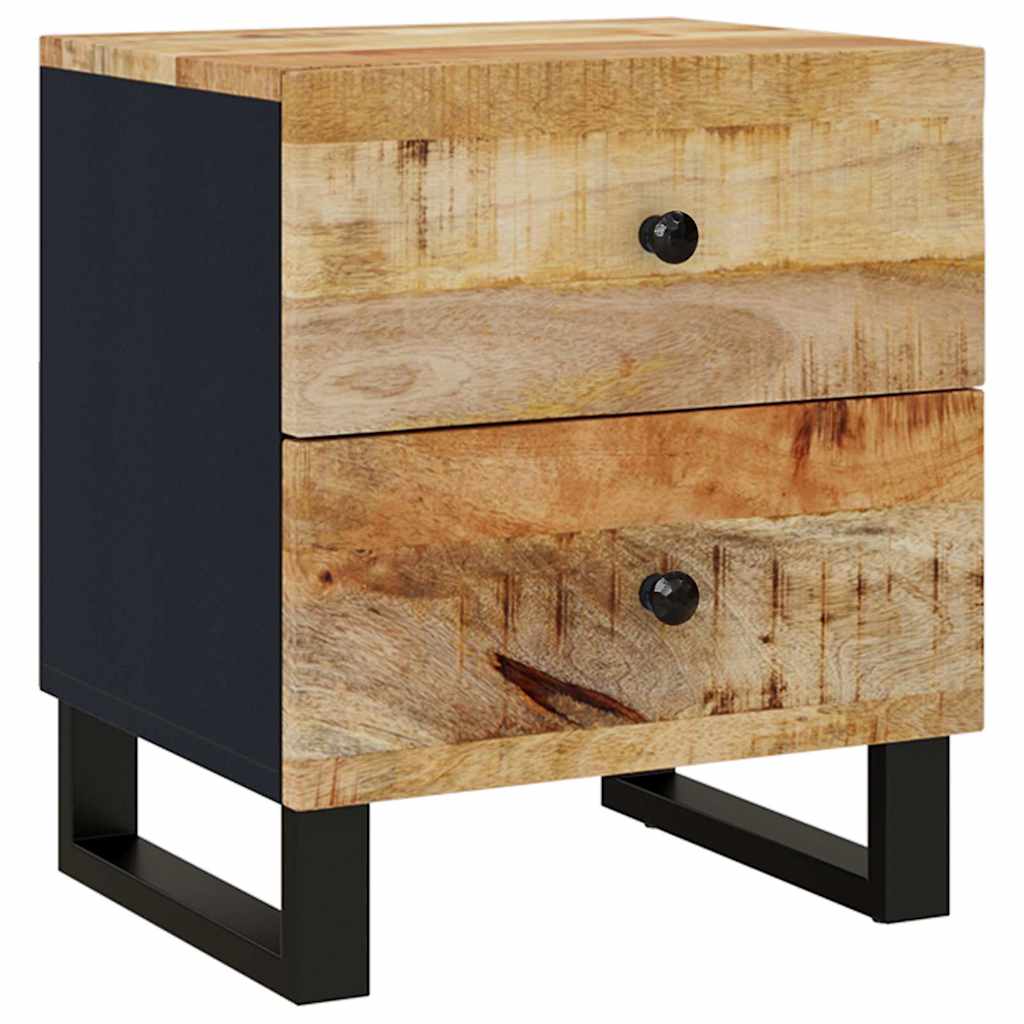 vidaXL Nachtkastje 40x33x46 cm massief mangohout