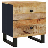 vidaXL Nachtkastje 40x33x46 cm massief mangohout