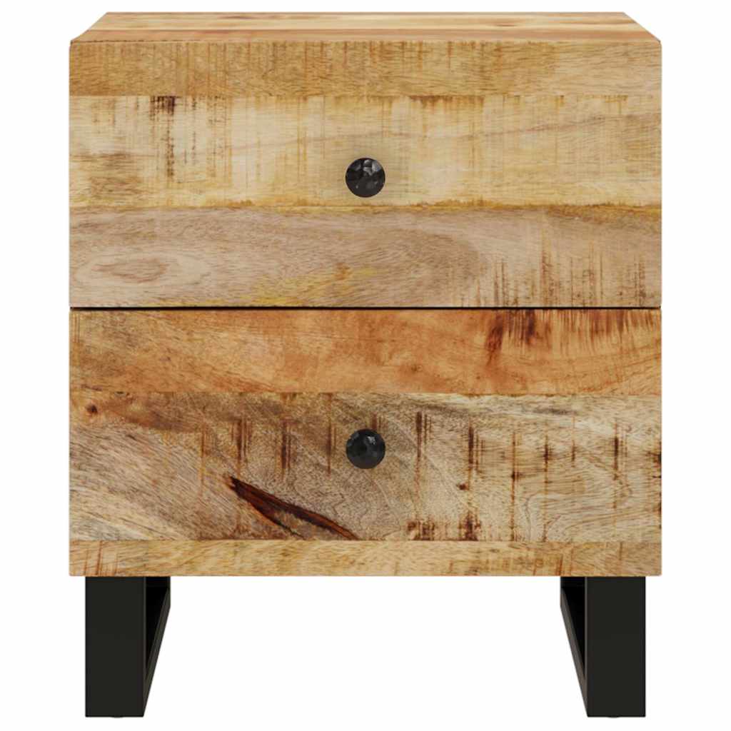 vidaXL Nachtkastje 40x33x46 cm massief mangohout