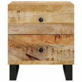 vidaXL Nachtkastje 40x33x46 cm massief mangohout