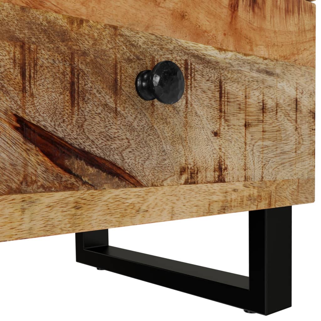 vidaXL Nachtkastje 40x33x46 cm massief mangohout