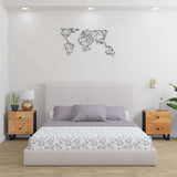 vidaXL Nachtkastje 40x33x46 cm massief mangohout