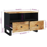 vidaXL Tv-meubel 70x33x46 cm massief mangohout