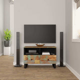 vidaXL Tv-meubel 70x33x46 cm massief mangohout