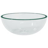vidaXL Wash Basin 35x12 cm Tempered Glass Transparent
