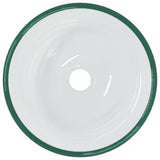 vidaXL Wash Basin 35x12 cm Tempered Glass Transparent