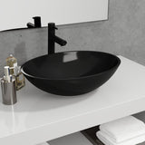 vidaXL Wash Basin 50x37x14 cm glass transparent