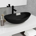 vidaXL Wash basin 54.5x35x15.5 cm tempered glass transparent