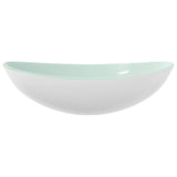 vidaXL Wash basin 54.5x35x15.5 cm tempered glass transparent
