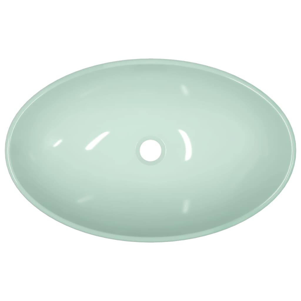 vidaXL Wash basin 54.5x35x15.5 cm tempered glass transparent
