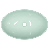vidaXL Wash basin 54.5x35x15.5 cm tempered glass transparent