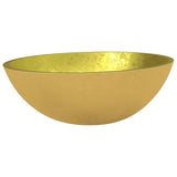vidaXL Wash Basin 50x37x14 cm glass transparent